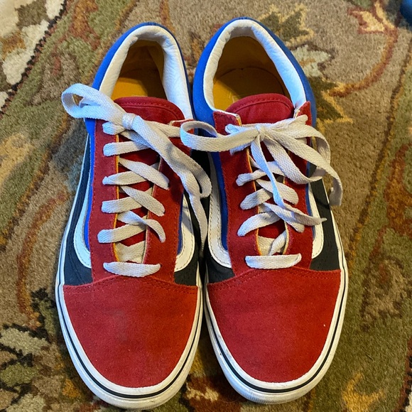 Vans leather canvas size 5.5 mens - Picture 1 of 9